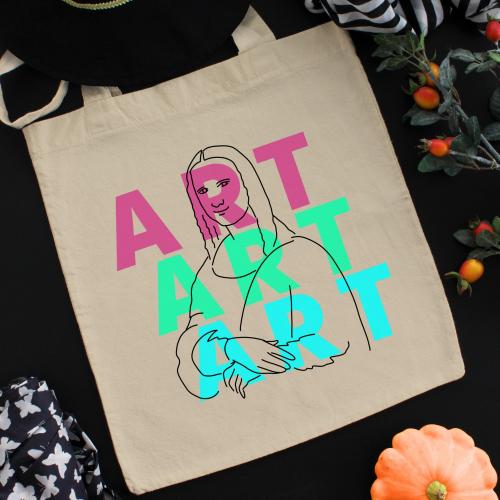 Torba bawełniana ecri owl