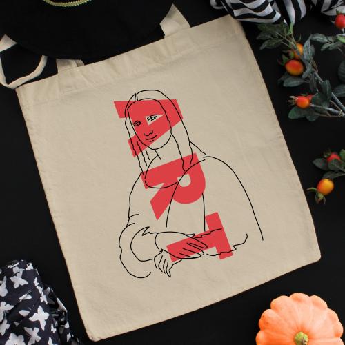 Torba bawełniana ecri owl