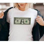 T-shirt lady slim DTG  van gogh