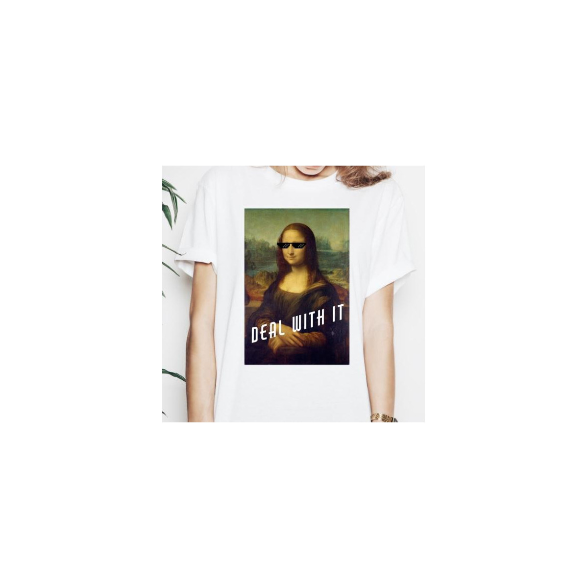 T-shirt lady slim DTG Weź nie pytaj Weź się przytul