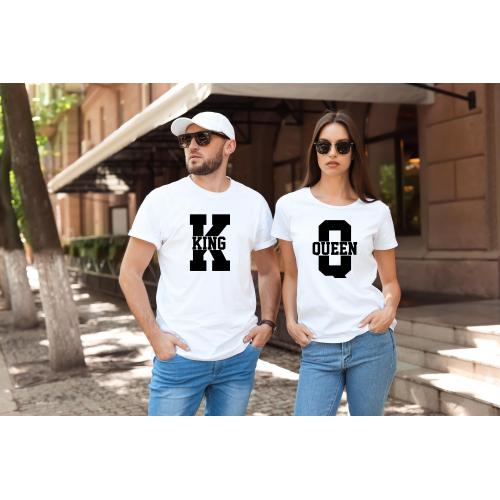 Koszulki dla par Queen & King