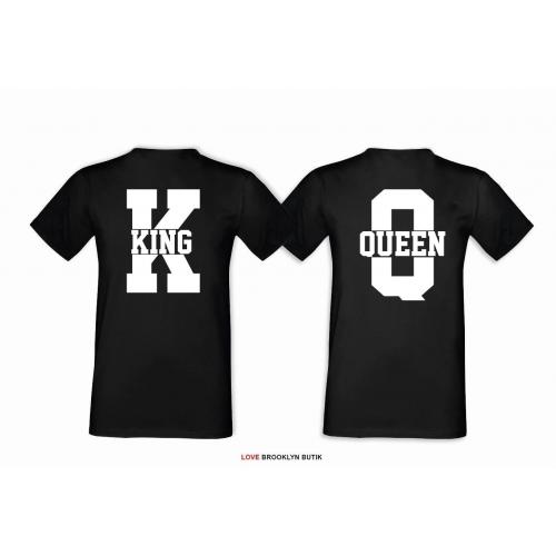 T-shirt DLA PAR 2 SZT BONNIE & CLYDE GOLD napis z tyłu