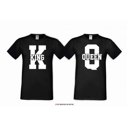 t-shirty dla par queen king