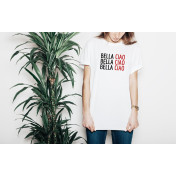 T-shirt lady slim DTG  van gogh