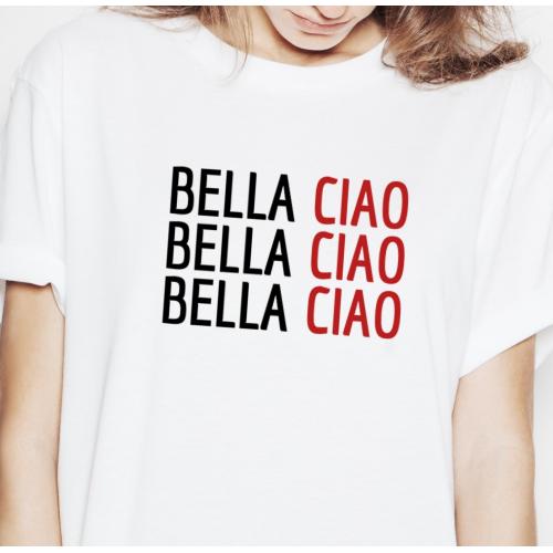 T-shirt lady slim DTG  van gogh