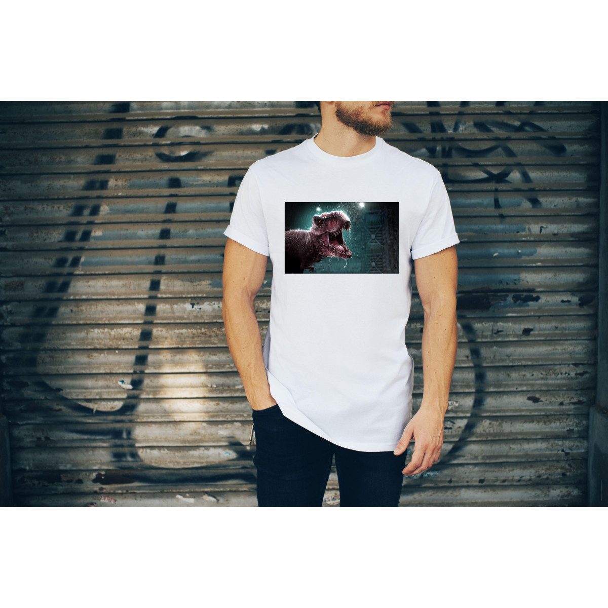 T-shirt oversize DTG Jurassic World