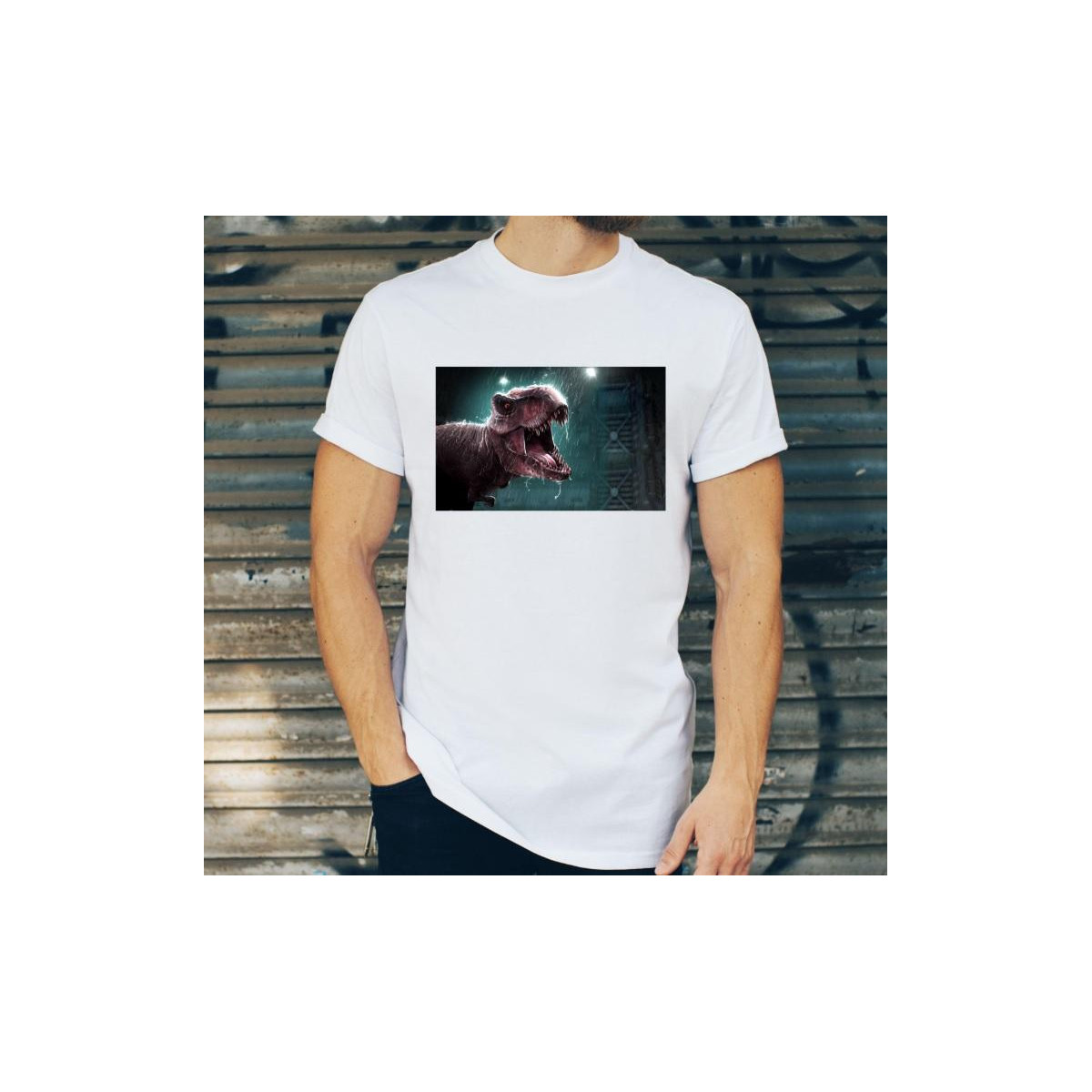 T-shirt oversize DTG Jurassic World