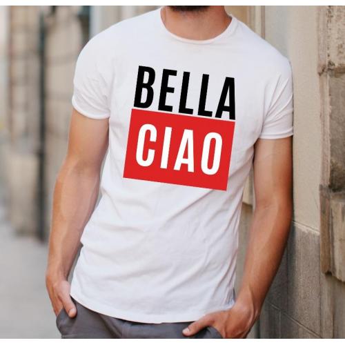 T-shirt oversize DTG la casa de papel maska