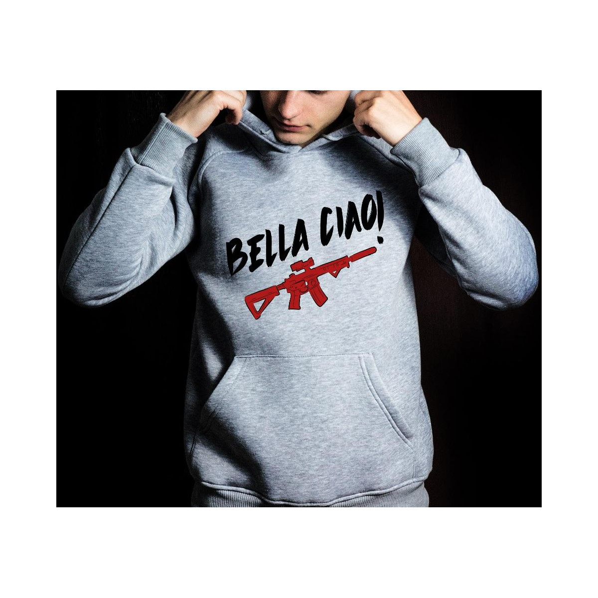 bluza z kapturem UWAGA