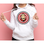 Bluza z kapturem szara profesor