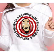 Bluza z kapturem szara profesor