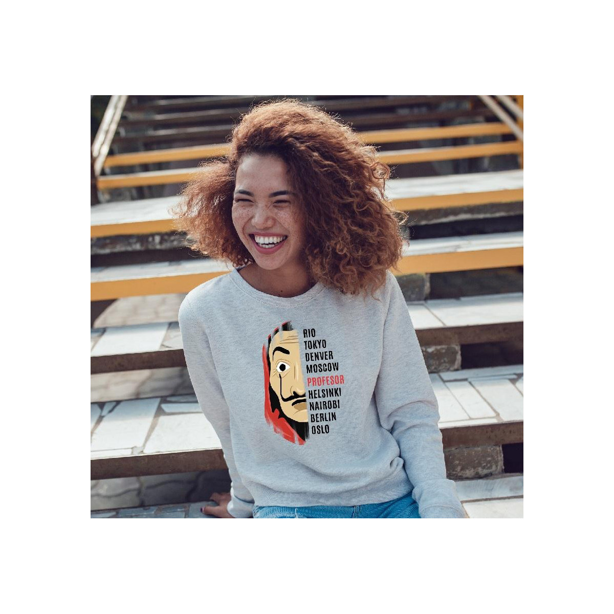 Bluza oversize szara  Friends mirow