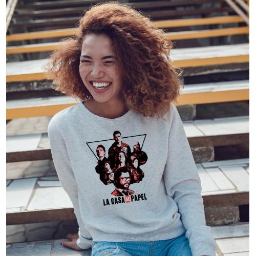 Bluza oversize szara  Profesor