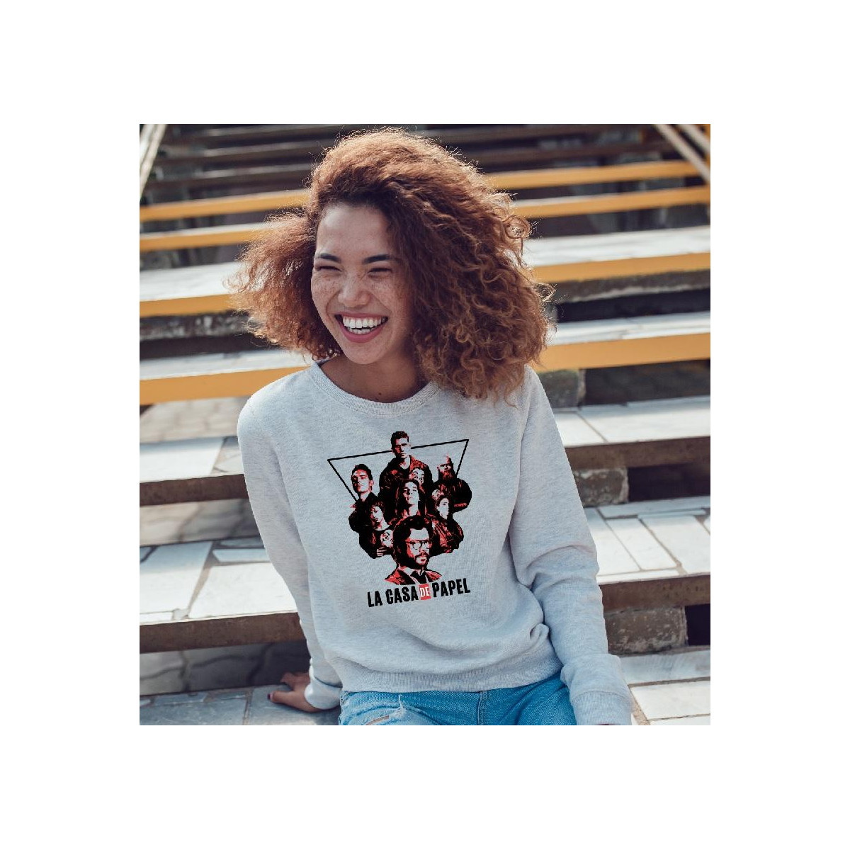 Bluza oversize szara  Profesor