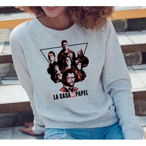 Bluza oversize szara  Profesor