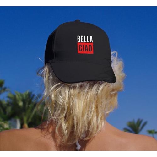 Czapka baseball czarna bella ciao