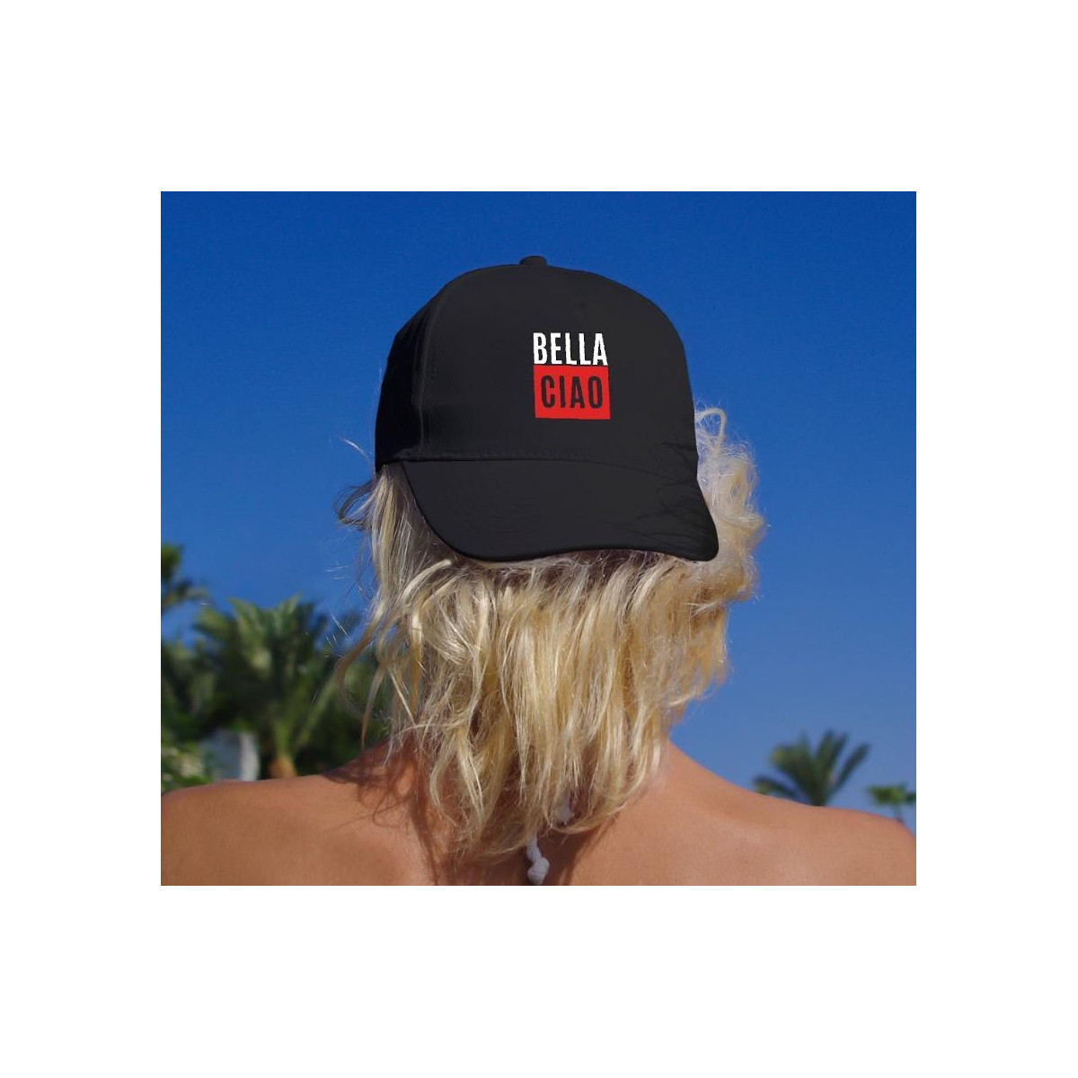 Czapka baseball czarna bella ciao