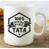 Kubek z nadrukiem 100 %  SUPER TATA