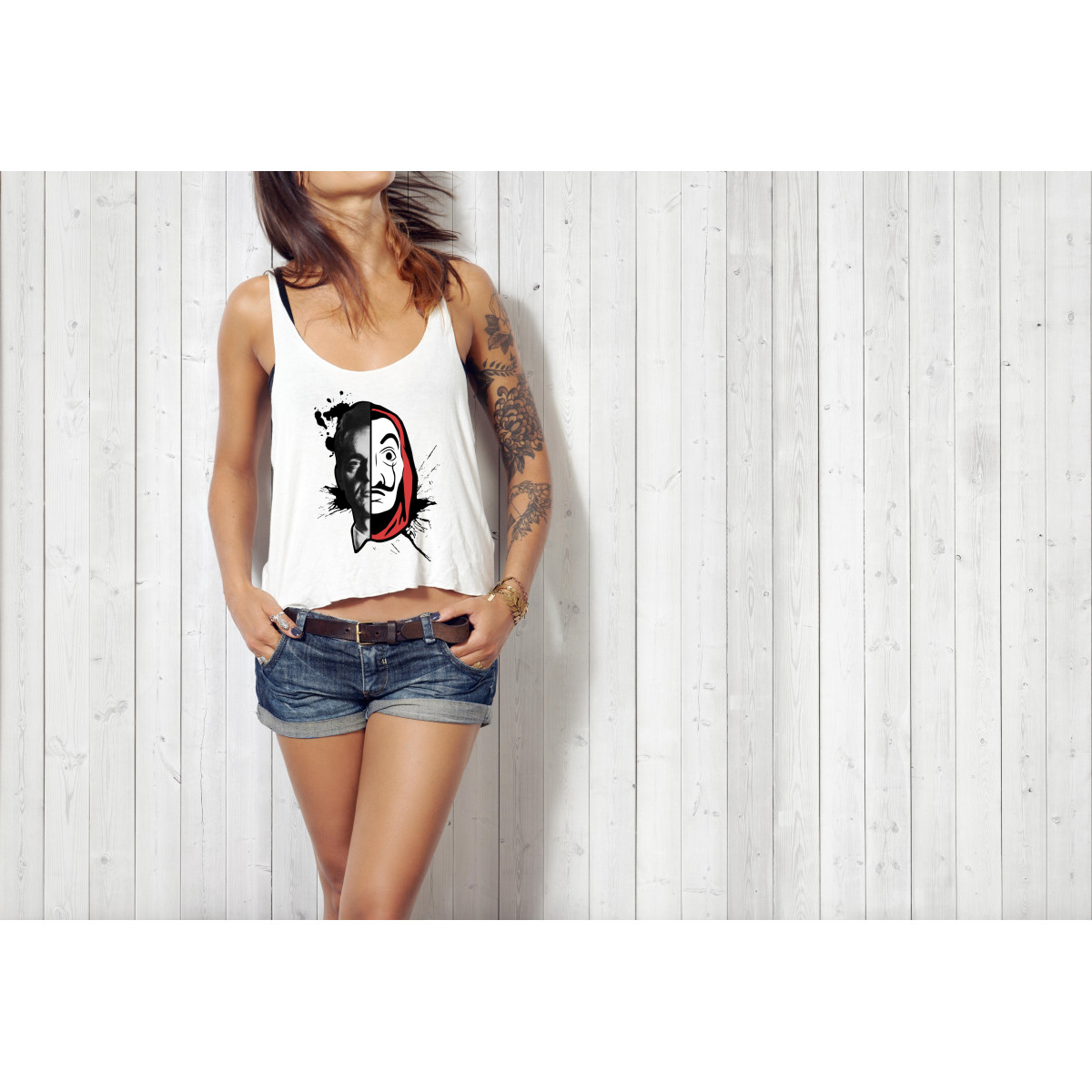 TOP summer druk PANDA ICE CREAM