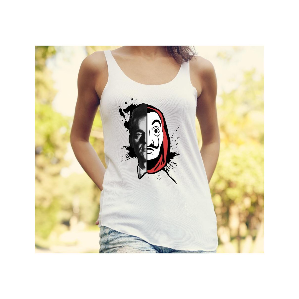 TOP TANK lady DTG BGC BAD GIRLS CLUB WINGS