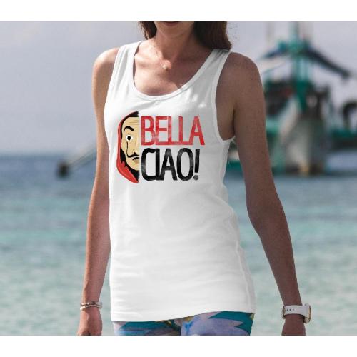 TOP TANK lady La casa de papel maska