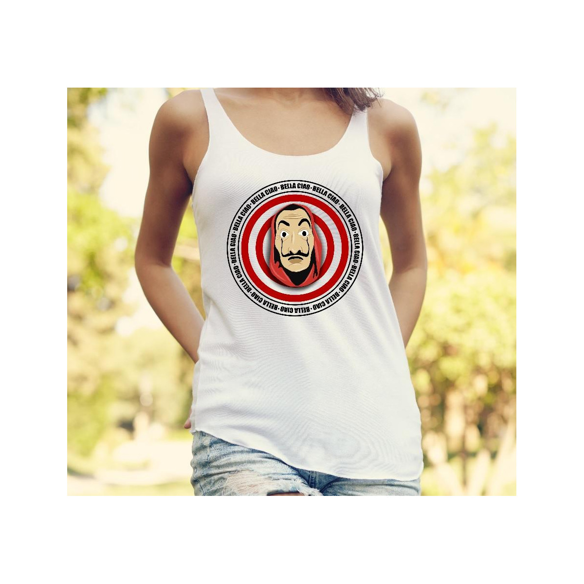 TOP TANK lady Bella ciao