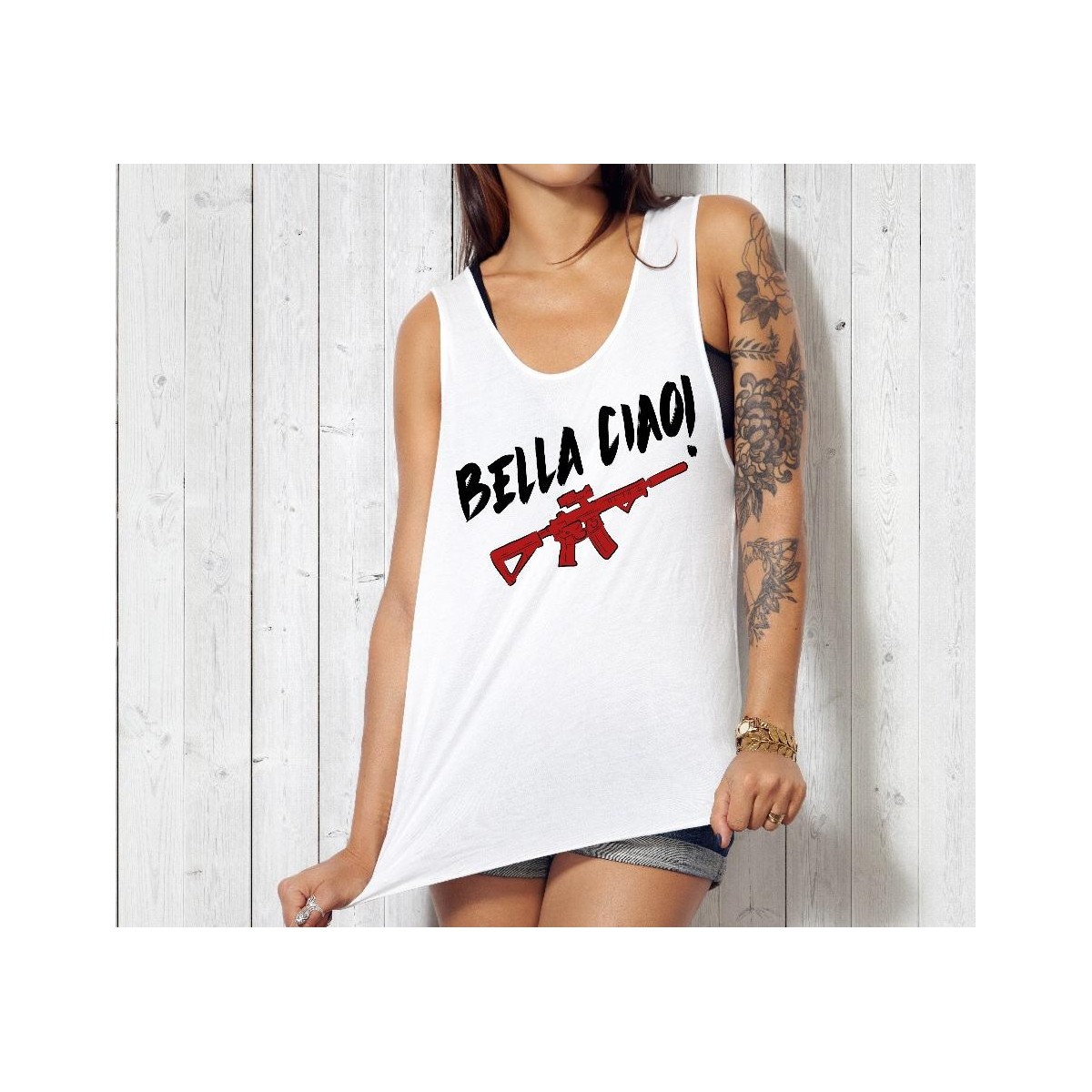 TOP TANK lady Bella ciao names