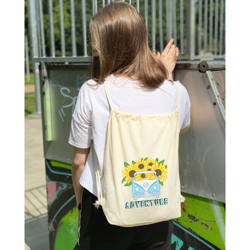 plecak worek ecru DTG adventure