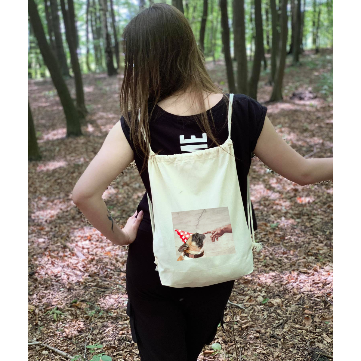 plecak worek dog michał anioł