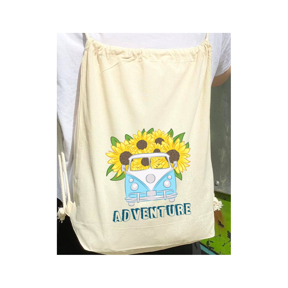 plecak worek ecru DTG adventure