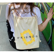 plecak worek ecru DTG  bella ciao name