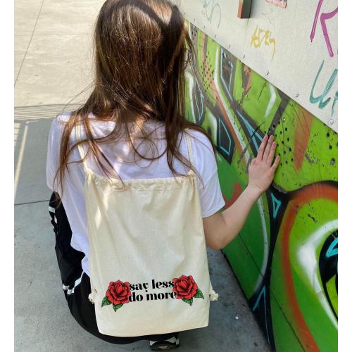 plecak worek ecru DTG kreskówki 1