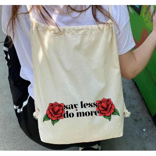 plecak worek ecru DTG kreskówki 1