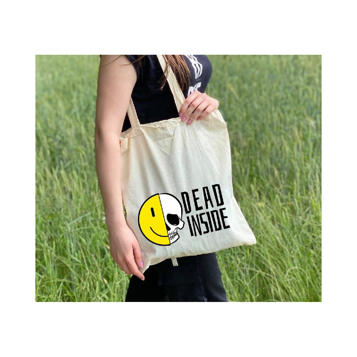 Torba bawełniana ecri Have a nice day