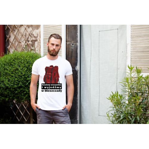 T-shirt oversize DTG chodzę po górach