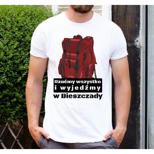 T-shirt oversize DTG chodzę po górach