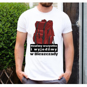 T-shirt oversize DTG chodzę po górach