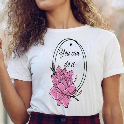 T-shirt lady slim DTG  Bieszczady