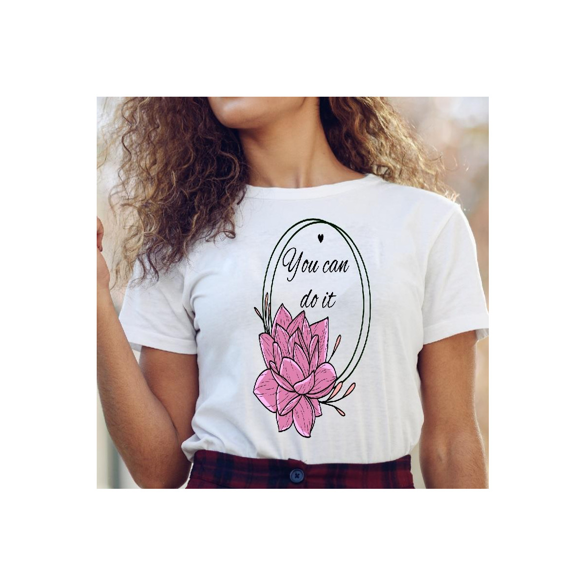 T-shirt lady slim DTG  Bieszczady