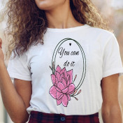 T-shirt lady slim DTG  Bieszczady