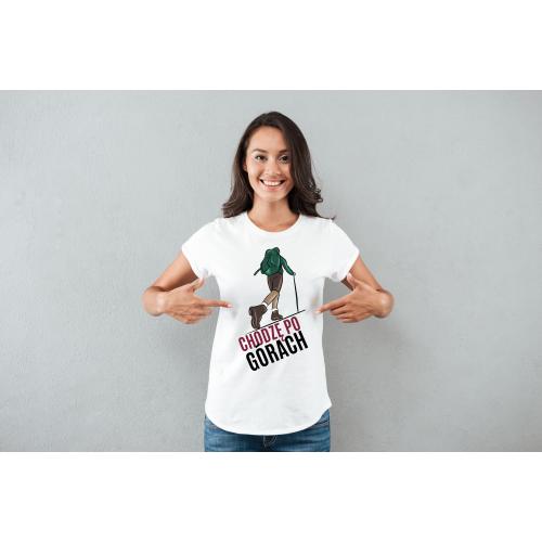 T-shirt lady slim DTG  Bieszczady