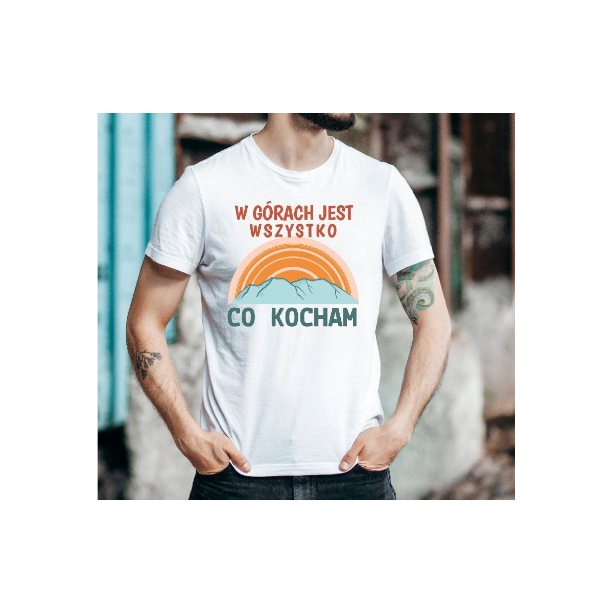 T-shirt oversize DTG Bieszczady Bieszczady