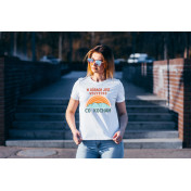 T-shirt lady slim DTG  Bieszczady Bieszczady