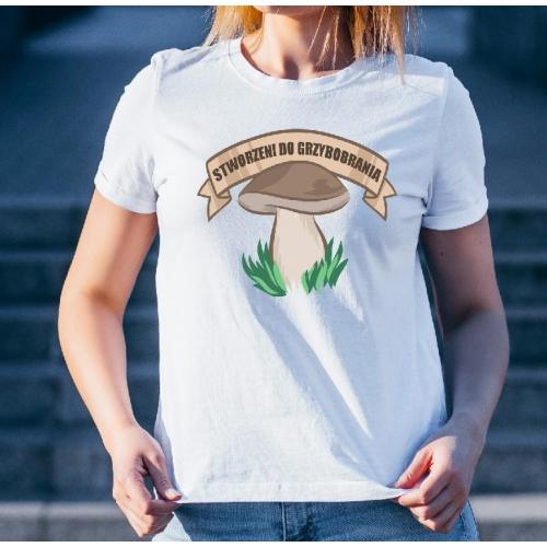 T-shirt lady slim DTG  W górach jest wszystko co kocham