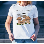 T-shirt lady slim DTG  W górach jest wszystko co kocham