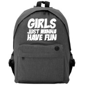 Plecak owal Girls just wanna have fun