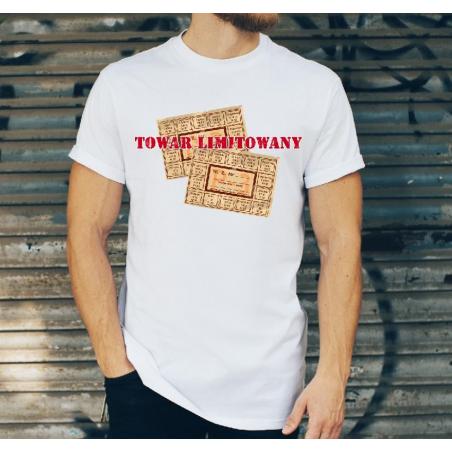 T-shirt oversize DTG w służbie narodu milicja - PRL