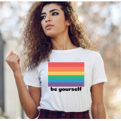 T-shirt lady slim DTG wychowała mnie ulica