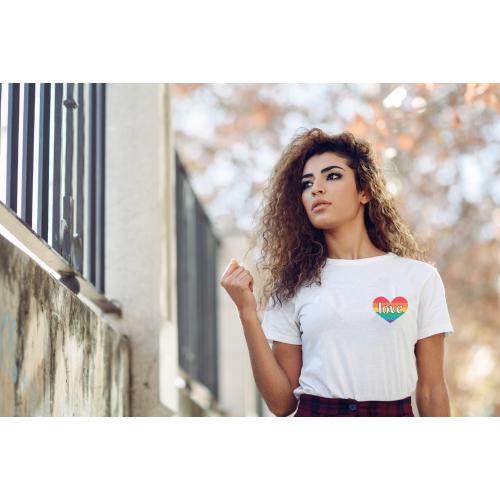 T-shirt lady slim DTG be yourself