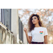 T-shirt lady slim DTG be yourself